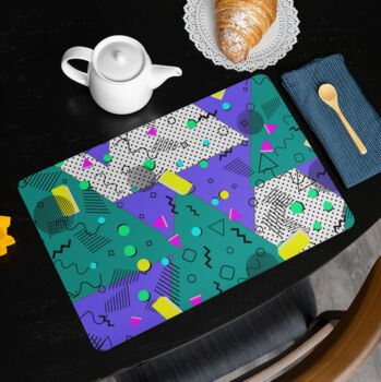 Placemats Featuring A Colourful Pop Art Design, 2 of 2