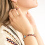 Natural Jasper Stone Earring And Heart Bracelet Set, thumbnail 1 of 7