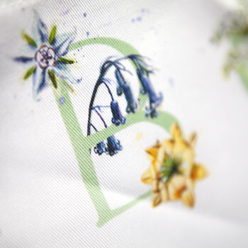 Inky Wildflower Tea Towel, 8 of 12