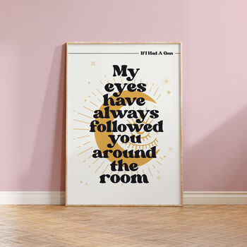 If I Had A Gun Music Print, 2 of 2
