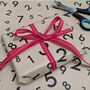 Alphabetical And Numerical Wrapping Paper, thumbnail 1 of 6