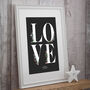 Personalised Floral Love Print, thumbnail 1 of 8