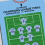 Manchester City Vs Inter Champions League 2023 Print, thumbnail 3 of 4