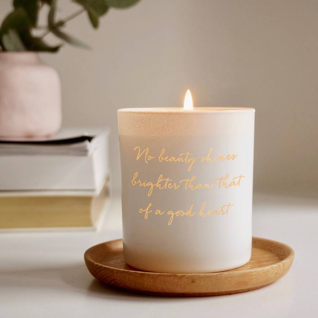 Personalised Quote Candle, 1 of 4