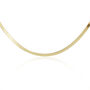 Snake Chain Choker In 18ct Gold Vermeil Or Silver, thumbnail 4 of 5