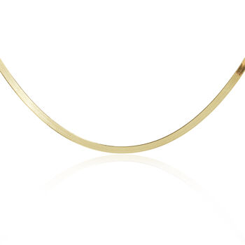 Snake Chain Choker In 18ct Gold Vermeil Or Silver, 4 of 5