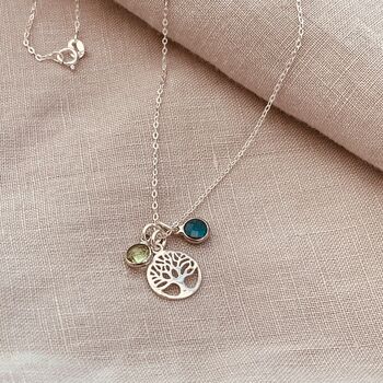 Birthstone Family Tree Necklace, 7 of 7