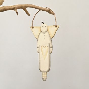 Angel Hanging Christmas Tree Decoration, 3 of 4