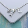Shark Personalised Charm Necklace, thumbnail 3 of 4