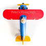Personalised Wooden Plane / Push Along Toy, thumbnail 2 of 5