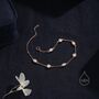 Oval And Round Cz Floating Bracelet, thumbnail 3 of 11