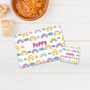 Personalised Cute Rainbows Kids Placemat Set, thumbnail 1 of 4
