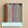 40th Birthday Print Music Number Ones Since 1985 Personalised, thumbnail 1 of 9