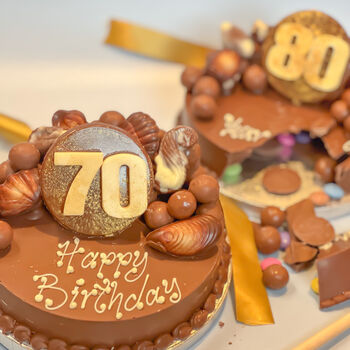 Mini 70th Birthday Smash Cake, 5 of 9