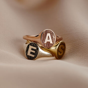 Initial Letter Signet Ring, 2 of 9