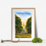 Green Park London Travel Poster Art Print, thumbnail 4 of 8