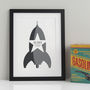 New Baby Or Child Rocket Print Personalised, thumbnail 5 of 8