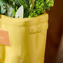 Personalised Yellow Welly Boots Planter, thumbnail 3 of 6