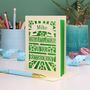 Personalised Papercut Retirement Card | Stars Design, thumbnail 6 of 6