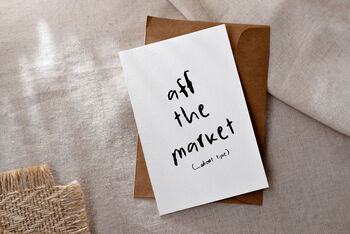 Aff The Market Scottish Engagement Card, 2 of 2