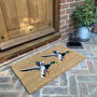 Flying Duck Doormat And Boot Brush Set, thumbnail 8 of 8