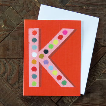 Mini K Alphabet Card, 4 of 5
