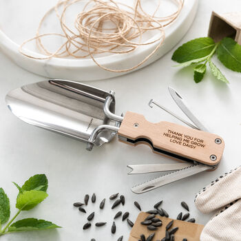 Personalised Father's Day Trowel Multi Tool Kit, 7 of 9