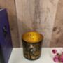 Stag Pillar Candle Holder 20cm Black And Gold Metal Gift, thumbnail 4 of 11