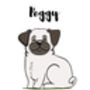 Pug Personalised Dog Name And Personality Print, thumbnail 3 of 3