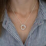 9ct Gold And Silver 50th Birthday Necklace, thumbnail 11 of 11