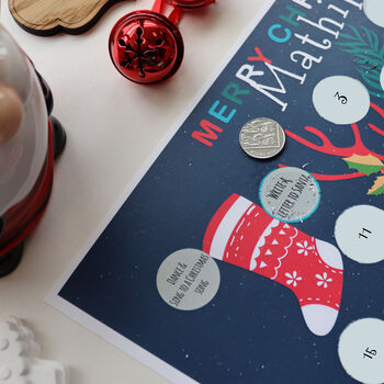 Personalised Scratch Off Activity Advent Calendar, 8 of 9