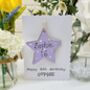 Personalised 16th Star Birthday Card Wooden Gift, thumbnail 1 of 2