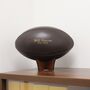 Personalised Vintage Leather Rugby Ball, thumbnail 1 of 7