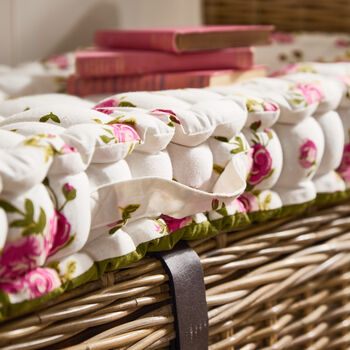Reversible Floral Bench Cushion, 4 of 5