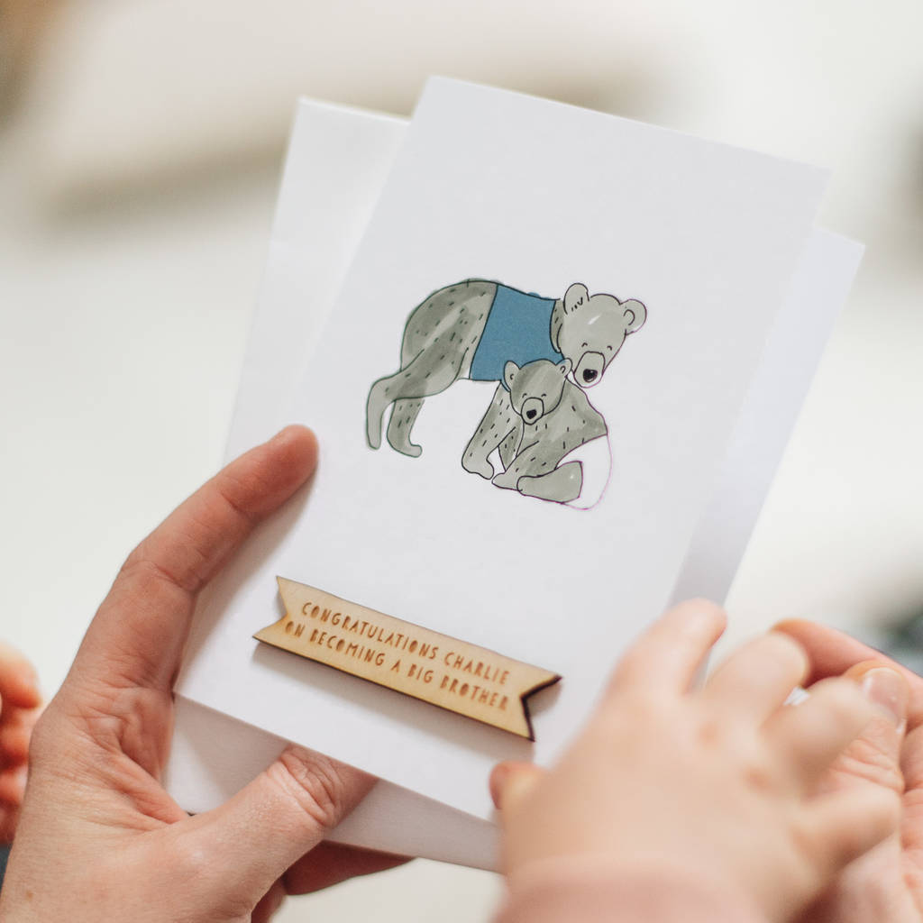 personalised-new-baby-bear-brother-card-by-clouds-and-currents