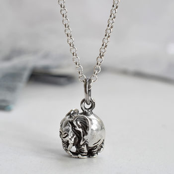 Sterling Silver Elephant Necklace, 4 of 6