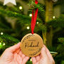 Personalised Remembrance Christmas Tree Decoration, thumbnail 2 of 6