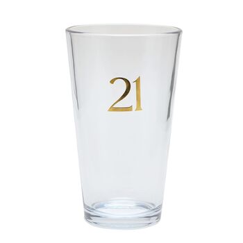 21st Birthday Keepsake Pint Beer Glass Gift, 2 of 4