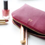 Personalised Leather Cosmetic Bag, thumbnail 2 of 2