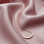 Personalised Curve Necklace, thumbnail 3 of 11