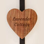 Personalised Wooden Heart Wreath Hanger, thumbnail 3 of 4