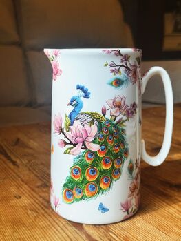 Extra Large Jug In King Peacock Design, 6 of 8