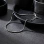 Box Chain Silver Bracelet, thumbnail 2 of 8
