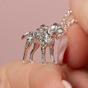 Personalised Vizsla Sterling Silver Necklace, 2 of 11
