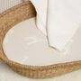Luxury 100% Organic Baby Blanket Oat Milk, thumbnail 7 of 7