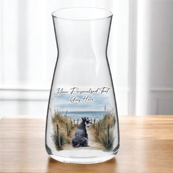 Personalised Schnauzer Dog Beach Walk Collection, 8 of 8
