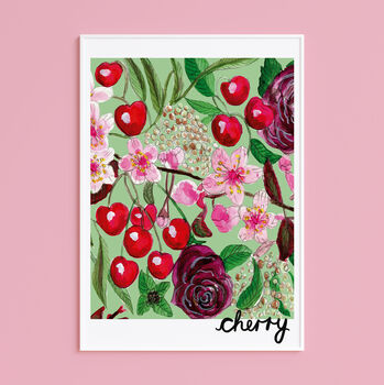 Cherry Kitchen Print, 4 of 10