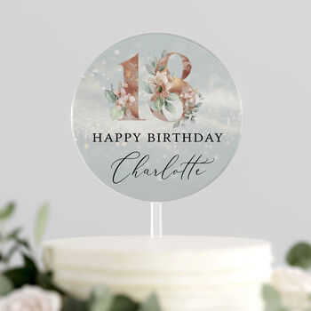 Birthday Celebration Cake Topper, 4 of 5