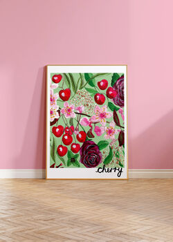 Cherry Kitchen Print, 2 of 10
