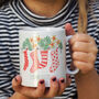 Personalised 'Tropical' Christmas Mug With Hot Choc Kit, thumbnail 1 of 2
